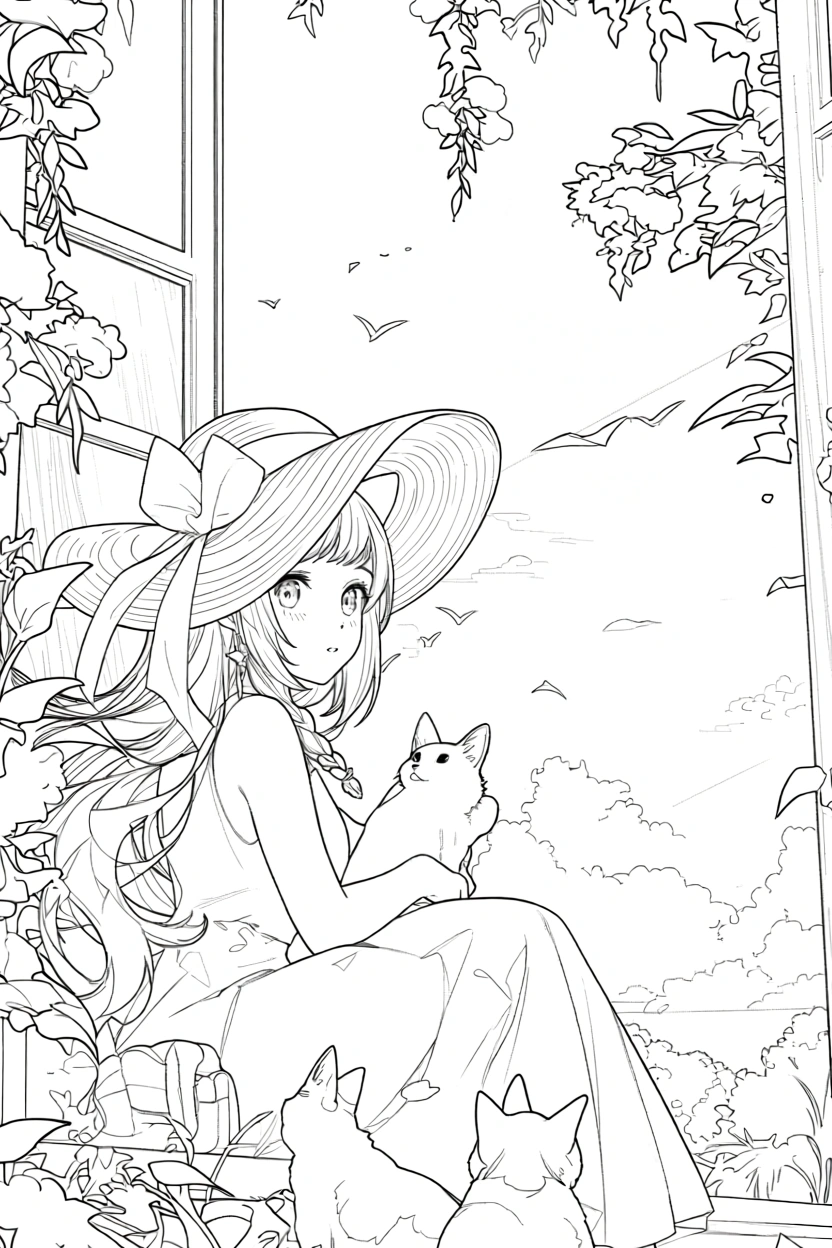 girl coloring pages - free printable coloring pages