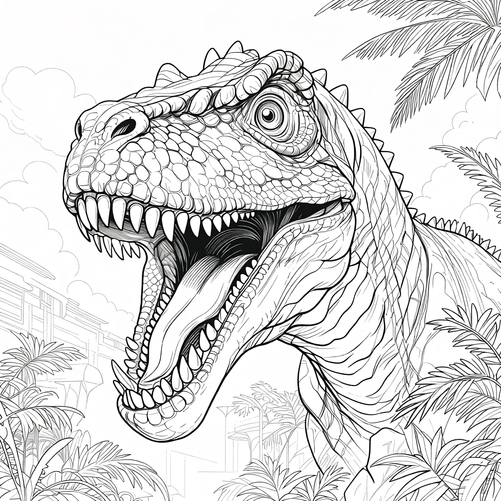 printable dinosaur coloring pages - coloring pages free