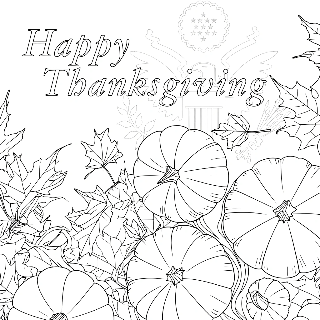thanksgiving day coloring pages - free coloring pages for kids