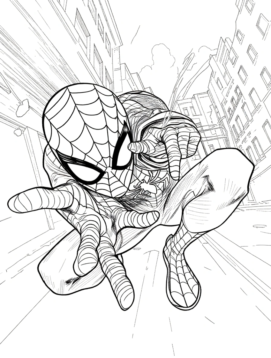 spiderman printable coloring pages - crayola coloring pages