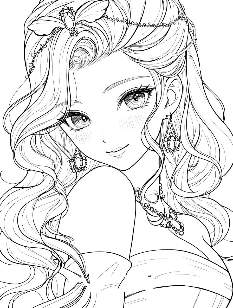 barbie doll coloring pages - coloring page for kids