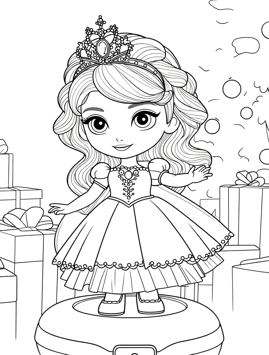 barbie doll coloring pages - coloring page for kids
