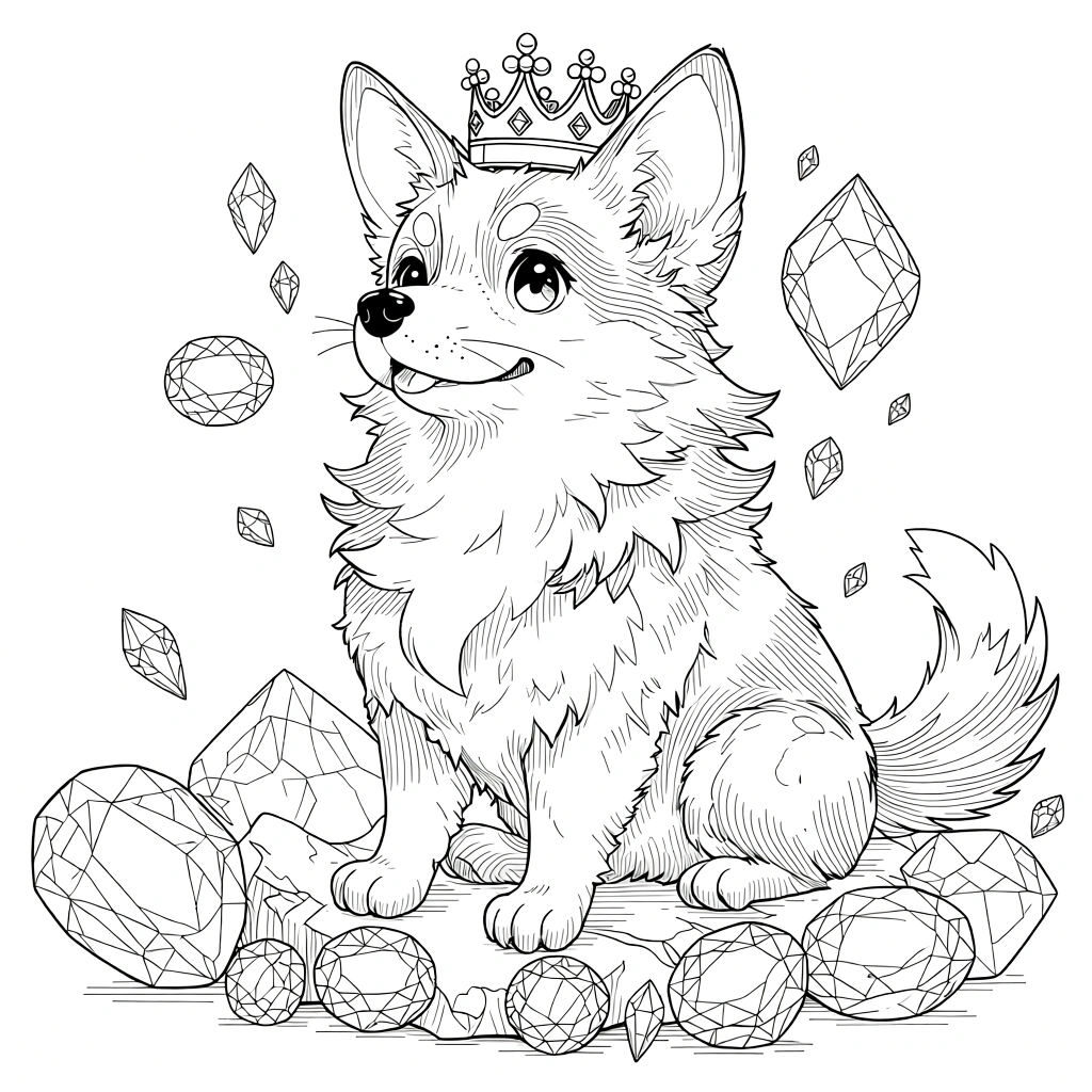 coloring pages of dogs - kids coloring pages