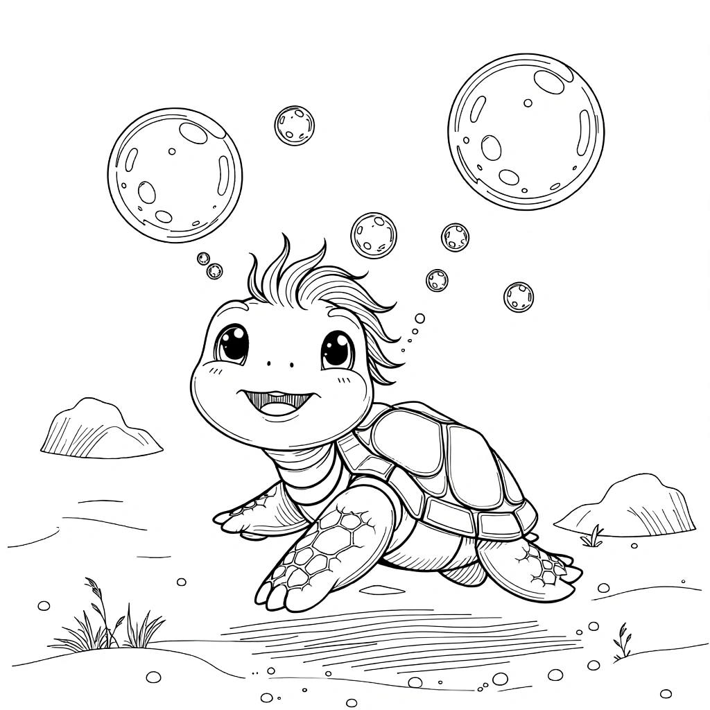 turtle coloring page - coloring sheets