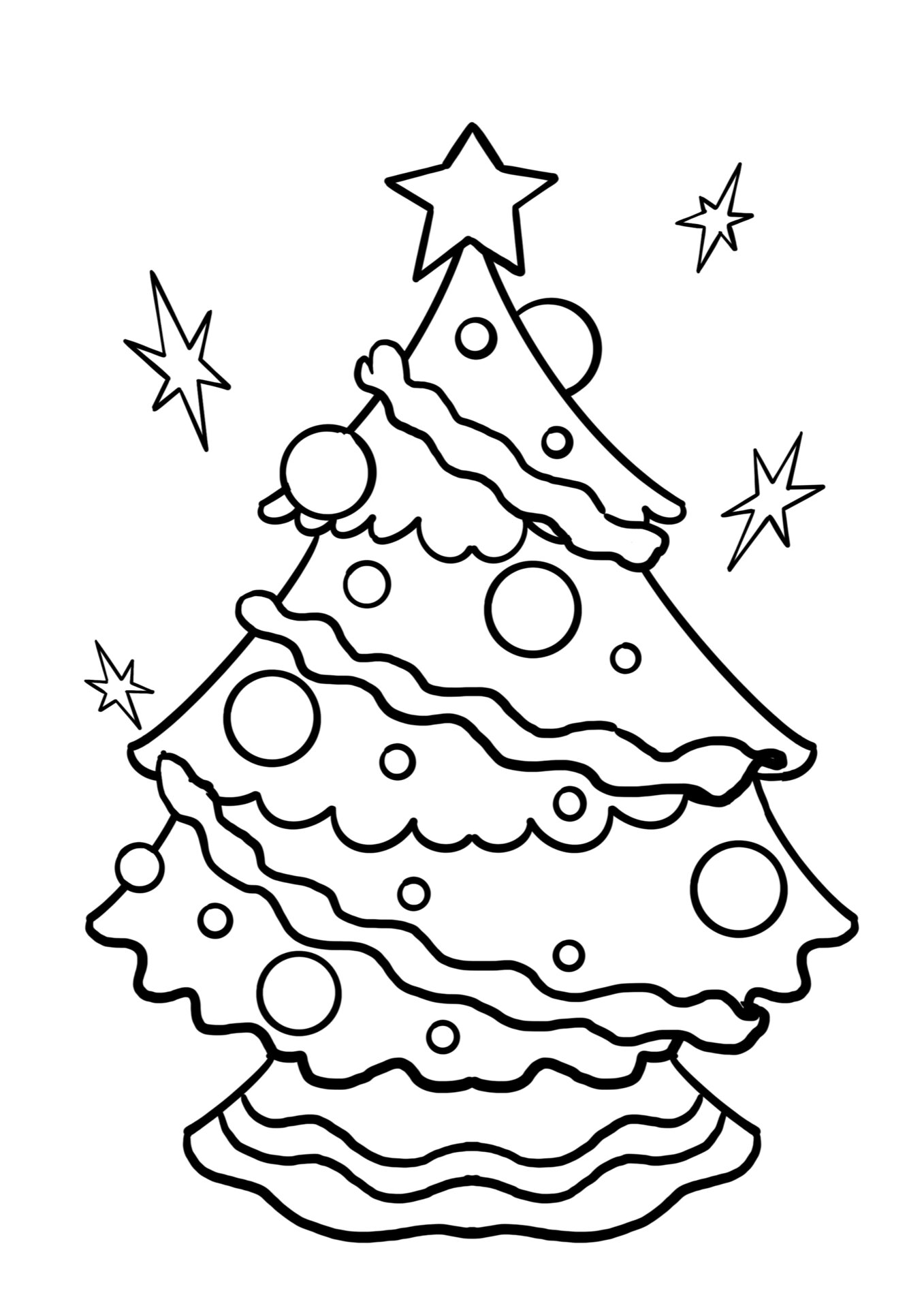 free printable christmas coloring pages - cute coloring pages