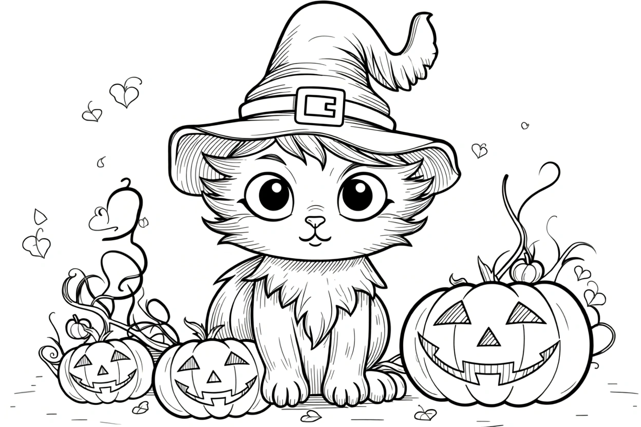 free halloween coloring pages - coloring sheet