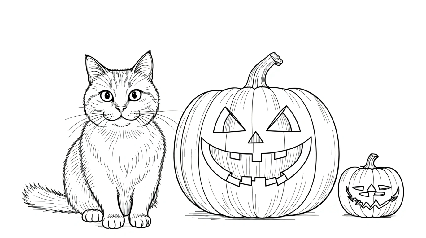 halloween coloring pages printable - coloring sheet