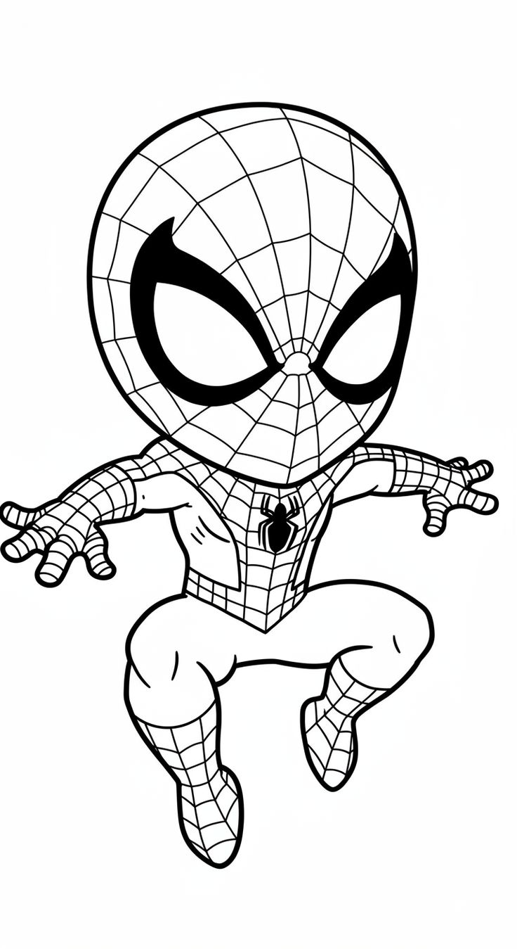 spiderman color pages - coloring pages free