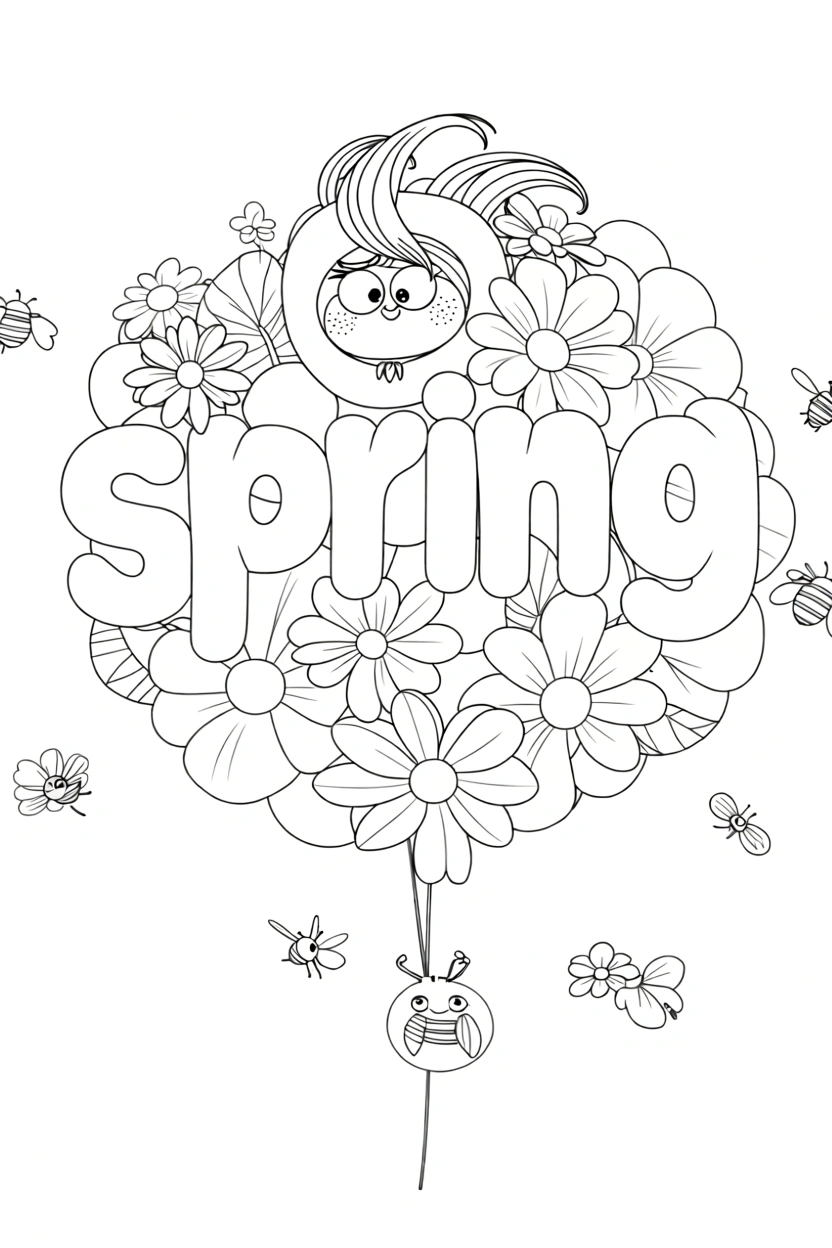 coloring pages spring - coloring sheets