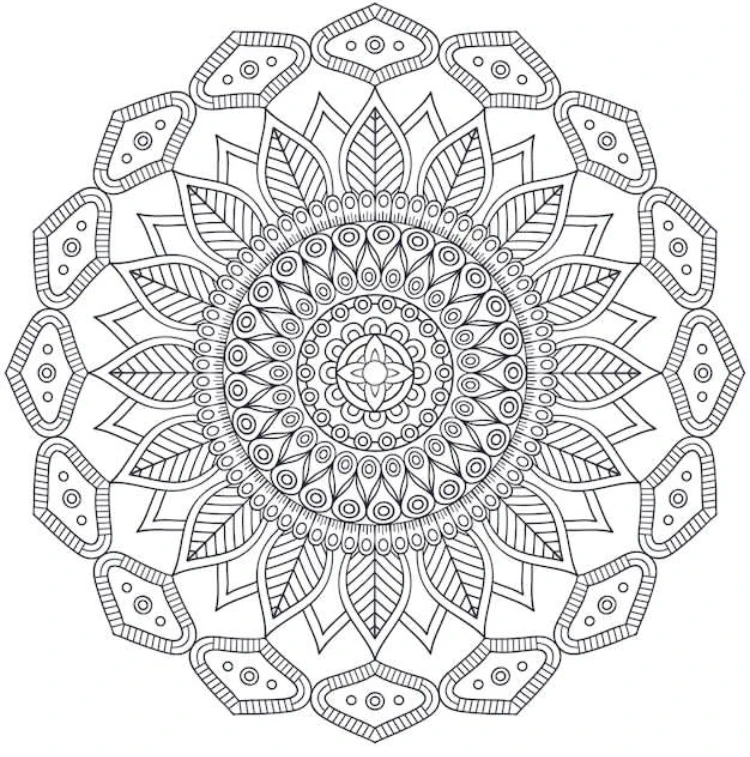 mandalas coloring pages - coloring sheets