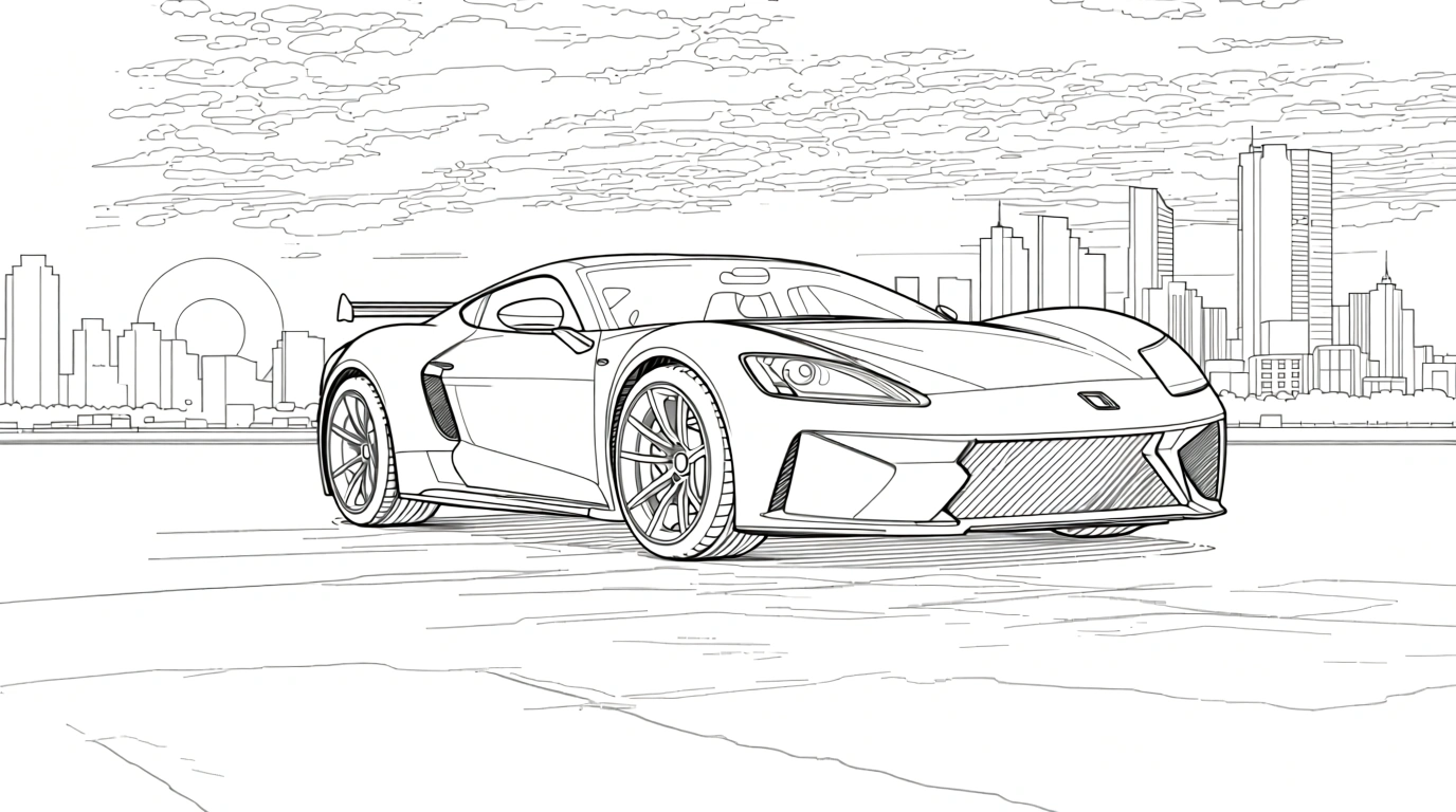 race car coloring page - printable coloring pages
