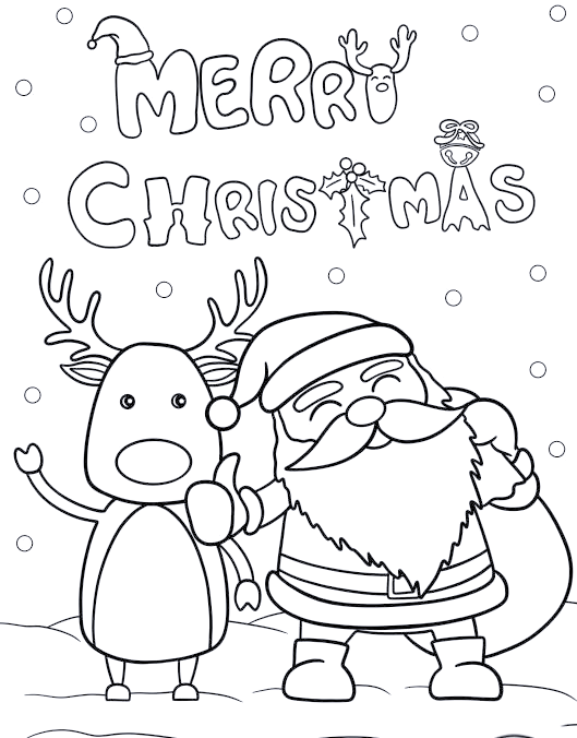 hello kitty christmas coloring pages - coloring book