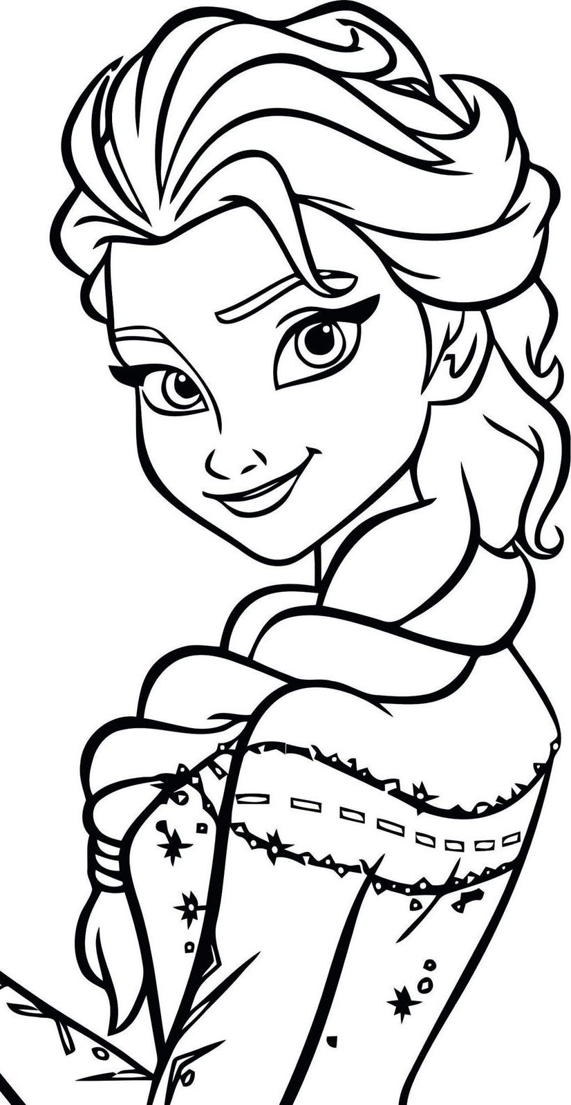 elsa frozen coloring pages - free coloring pages