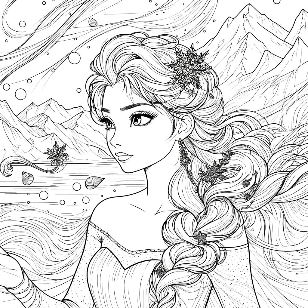 elsa frozen coloring pages - printable coloring pages