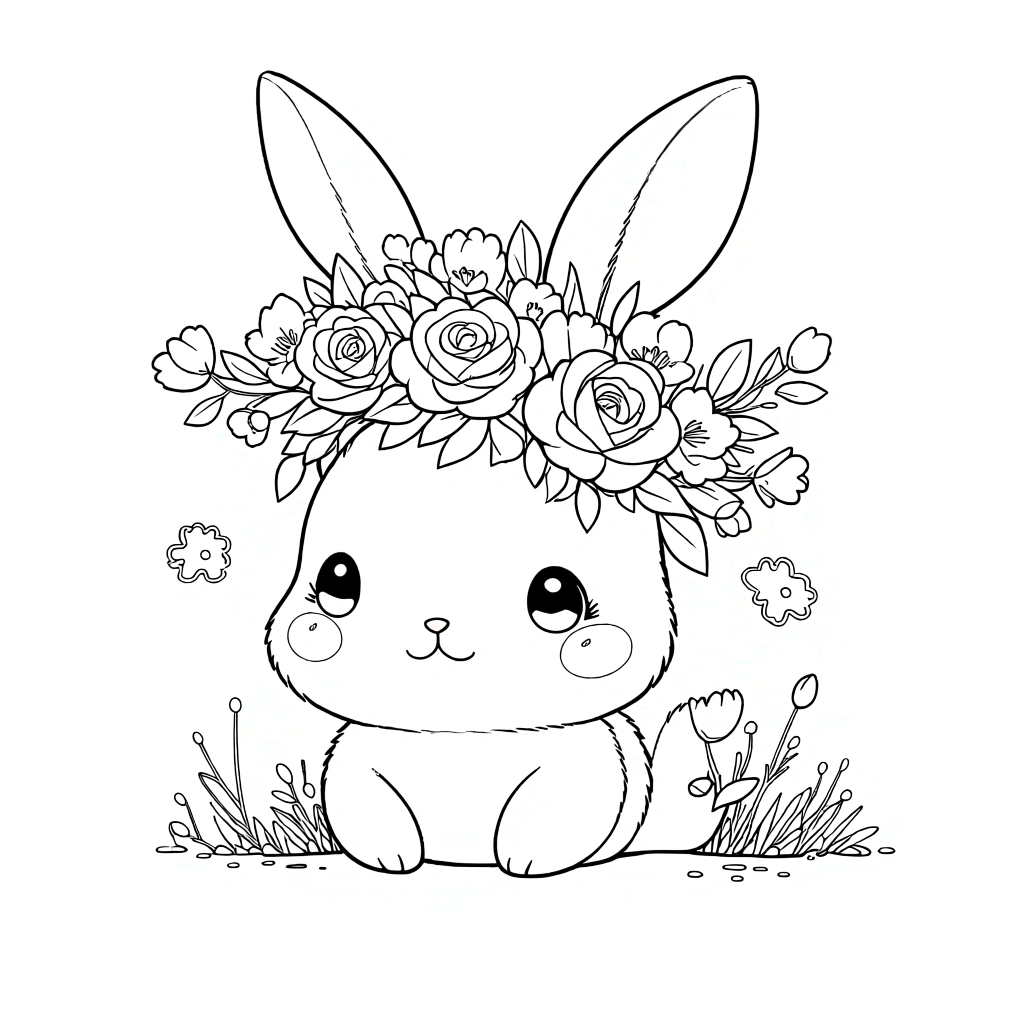 anime girl coloring pages - coloring sheet
