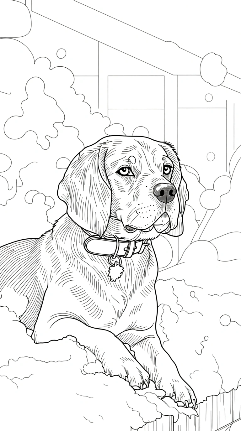puppy dog coloring pages - adult coloring pages