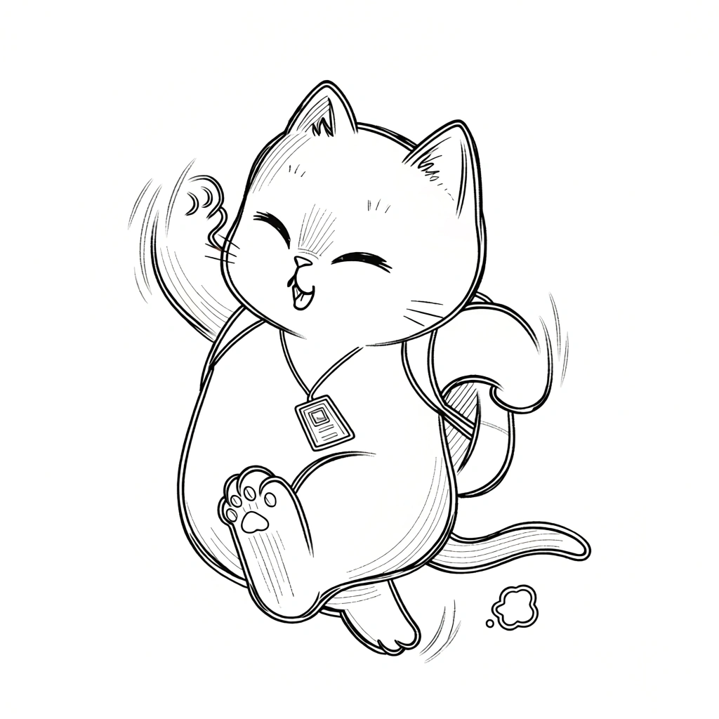 cat coloring page - coloring pages printable