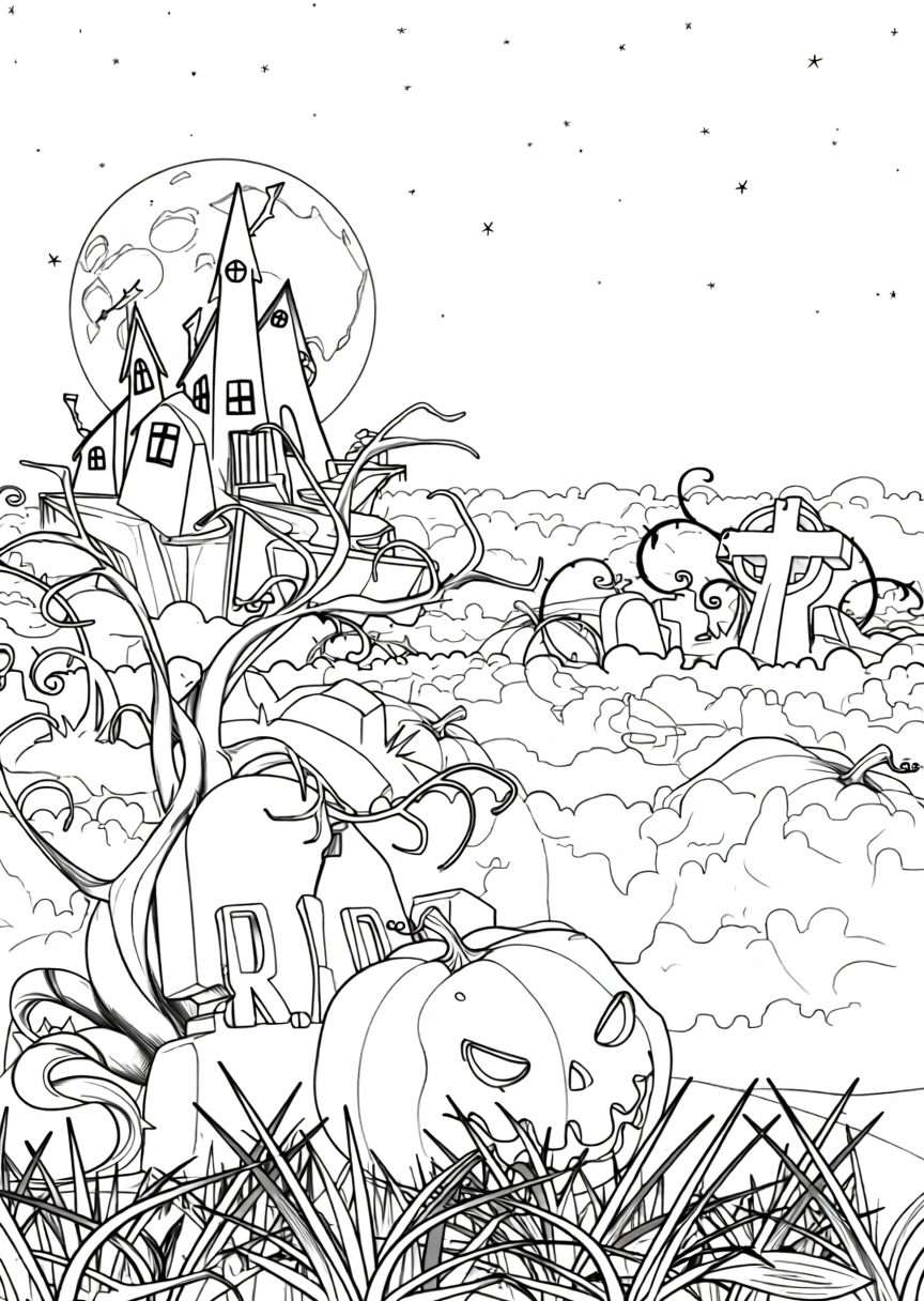 cute halloween coloring pages - free coloring pages for kids