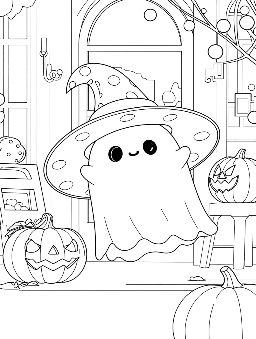 halloween coloring pages - coloring page