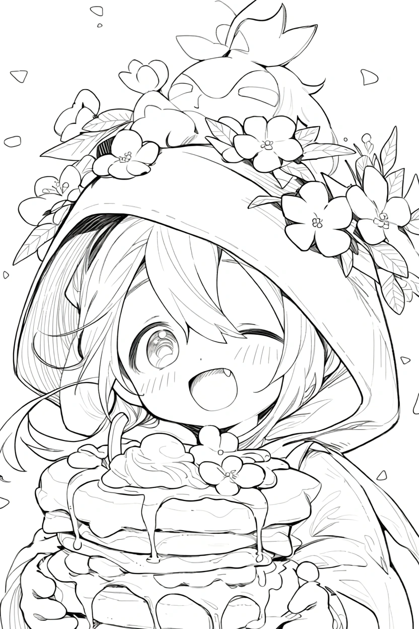 coloring pages of anime - coloring page
