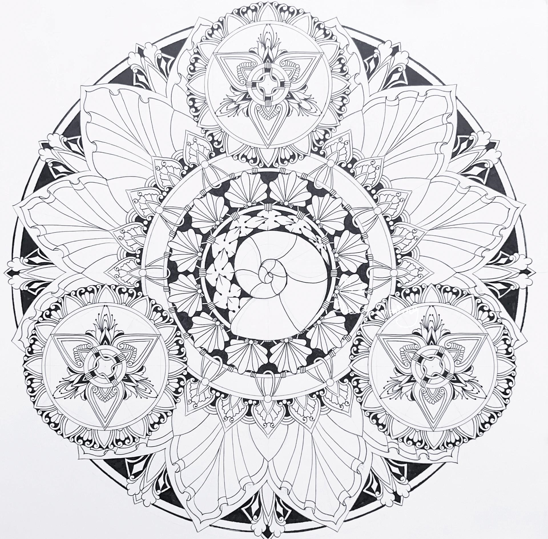 monday mandala coloring pages - crayola coloring pages