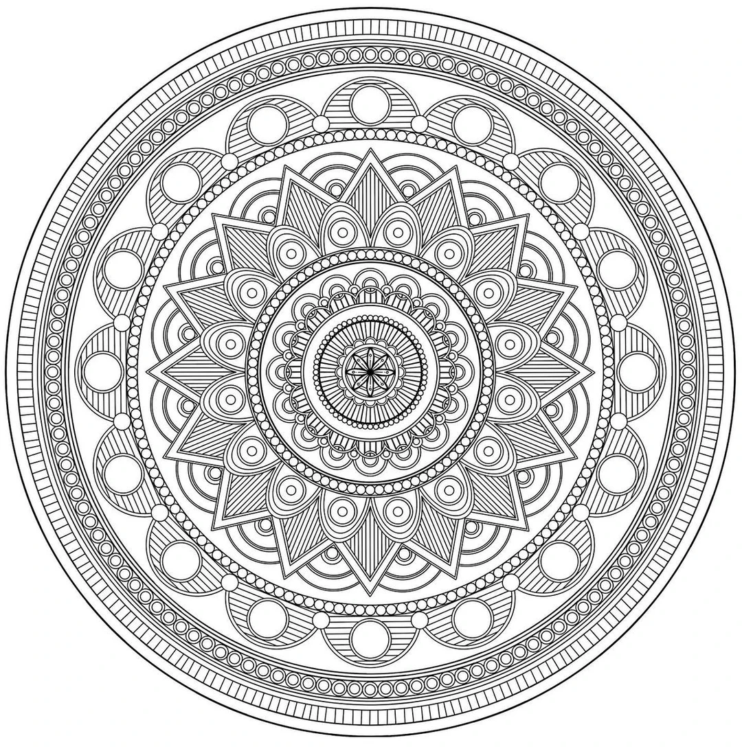 mandalas coloring pages - coloring sheets