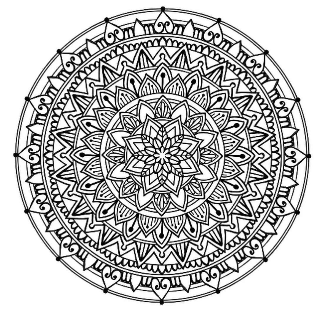mandalas coloring pages - coloring books