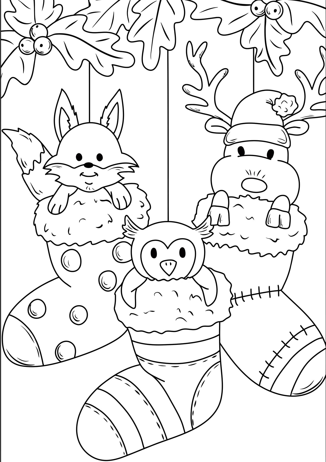 free printable christmas coloring pages - adult coloring books