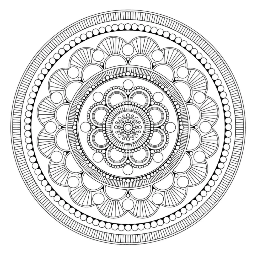 coloring pages mandala - adult coloring pages