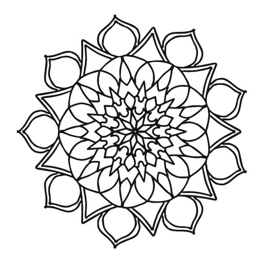 mandala coloring page - coloring pages for adults