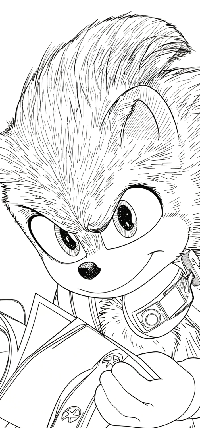sonic shadow coloring pages - coloring pages printable