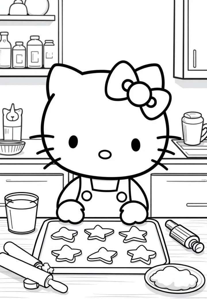halloween hello kitty coloring pages - printable coloring pages for kids