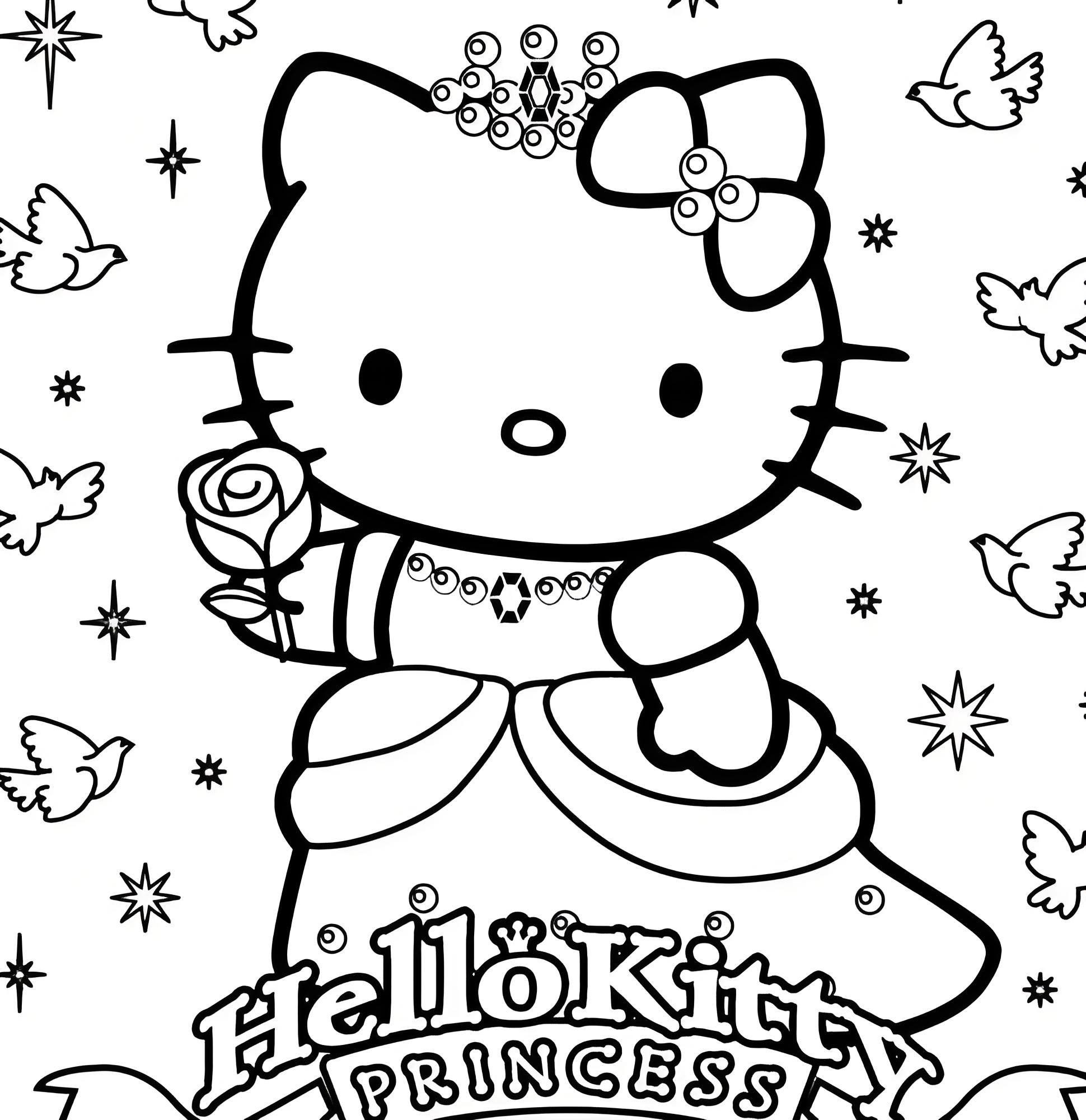 hello kitty coloring pages printable - coloring pages for kids
